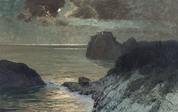 Mondnacht bei Boccadasse (bei Genua) by Alfred Zoff