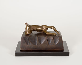 Reclining Figure: Wedge Base par Henry  Moore