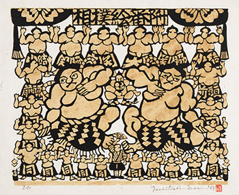 Sumo Wrestlers par Yoshitoshi Mori