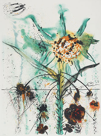 Sun Goddess Flower par Salvador Dali