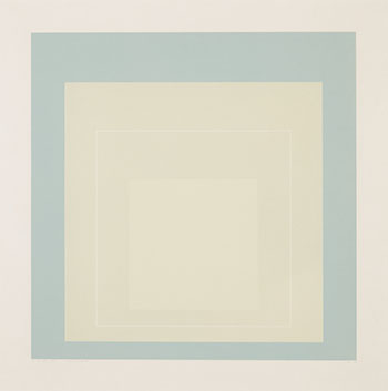 WLS - VII (from White Line Squares) by Josef Albers