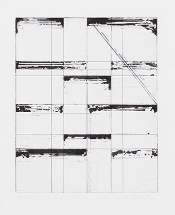 Etching for Parkett par Brice Marden