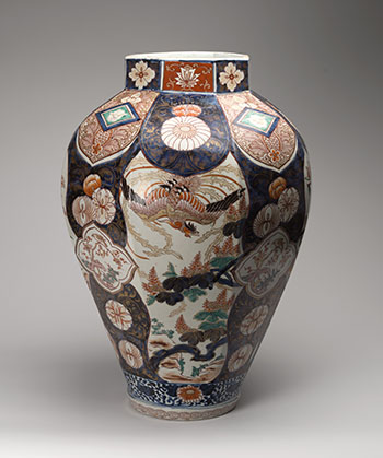 Large Japanese Imari Hexagonal Vase, Edo Period, 18th Century par  Japanese Art