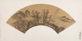 Autum Landscape by Attributed to Wen Jia