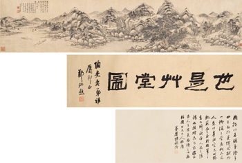The Thatched Cottages of Ye Shi by Qin Zuyong