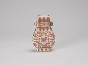 A Chinese Iron Red Hu Vase, Republican Period by  Chinese Art