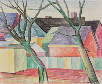 Inherent Abstract Forms of Buildings by Ernest Caven Atkins