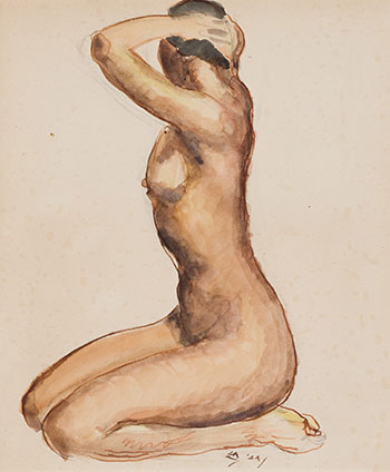 Nude Study by Edwin Headley Holgate