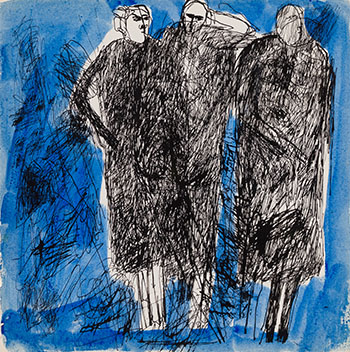Three Figures by Betty Roodish Goodwin