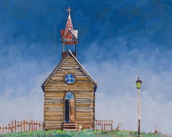 The O'Keefe Church, near Vernon, B.C. par Robert Genn