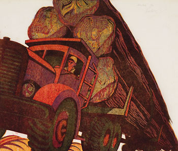 Hauling by Sybil Andrews