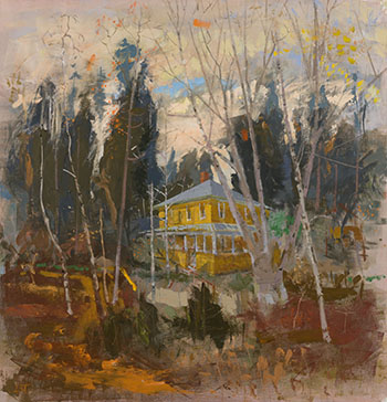 Yellow House, Great Cranberry Isle par Peter Lloyd-Jones