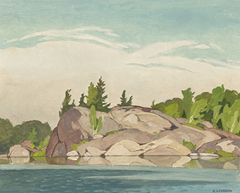 Clear Day, Big Lake par Alfred Joseph (A.J.) Casson