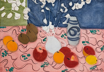 Fruits sur la table by Jeanne Leblanc Rheaume
