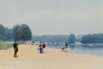 Hyde Park by Frederic Marlett Bell-Smith