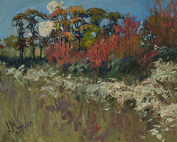 Fall Colour Near High Park by James Edward Hervey (J.E.H.) MacDonald