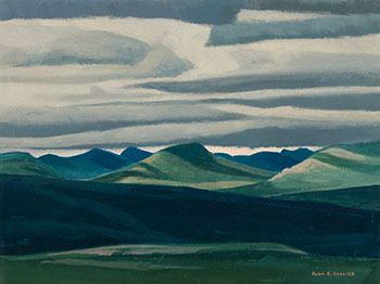 Over the Valley of the Yukon River at Whitehorse by Alan Caswell Collier