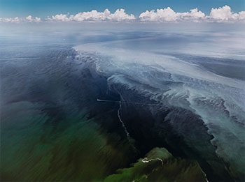 Oil Spill #13, Mississippi Delta, Gulf of Mexico by Edward Burtynsky