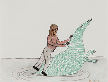 Figure and Animal par Royal Art Lodge: Marcel Dzama/Neil Farber