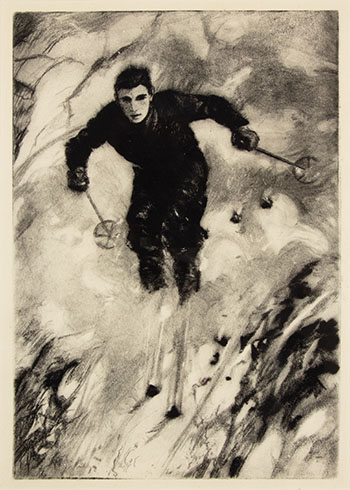 Skier by George Blair Brown