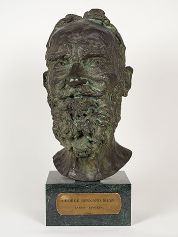 Second Portrait of George Bernard Shaw (Head) par Sir Jacob Epstein