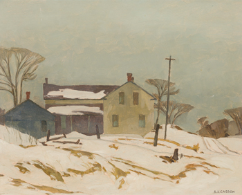 Farmhouse in the Albion Hills par Alfred Joseph (A.J.) Casson