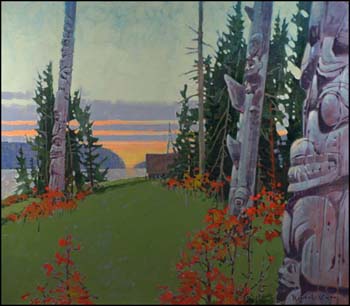 Silent Tsimshian by Robert Genn