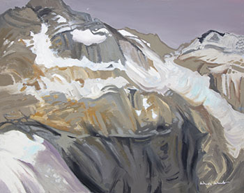 Cliffs Across from the Glacier (230703) par Wendy Wacko