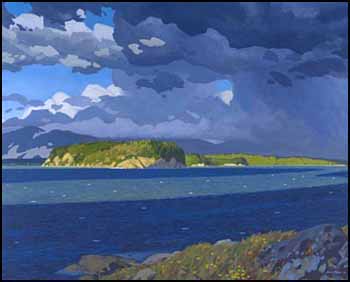 Thunderheads Over Savary Island by Clayton Anderson