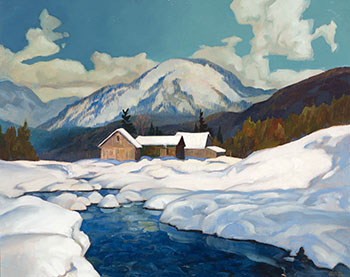 Winter in the Laurentians by Joachim George Gauthier