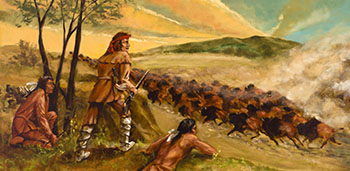 Untitled (Kelsey Sees the Buffalo) (#00493) by Kuba Bryzgalski