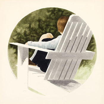 Lawn Chair (Study) (#00324) by Gary Morton
