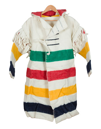Sample 2010 Olympic Flag Bearer Uniform (4 items: Capote, Hat, Mittens and Mukluks) (#0754) by Hudson's Bay Company 