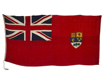 Canadian Red Ensign Flag flown from the HBC Winnipeg Store by Hudson's Bay Company 