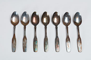 HBC Anniversary Commemorative Spoons (7 items) (#306, #1415) by Hudson's Bay Company 