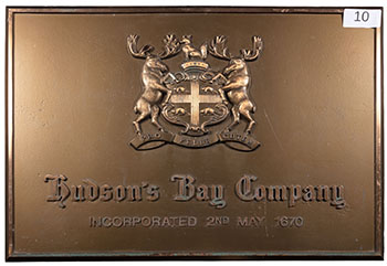 HBC Coat of Arms Sign (from Queen St. Store) - #10 by Hudson's Bay Company 