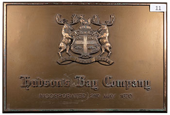 HBC Coat of Arms Sign (from Queen St. Store) - #11 by Hudson's Bay Company 