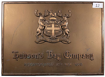 HBC Coat of Arms Sign (from Queen St. Store) - #12 by Hudson's Bay Company 