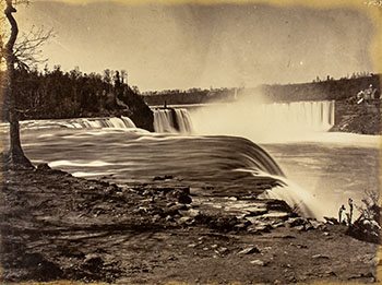 Niagara Falls, American and Horseshoe Falls, circa 1870 by George Barker