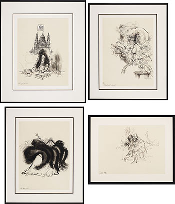Four Works by Ronald Searle