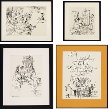 Four Works by Ronald Searle