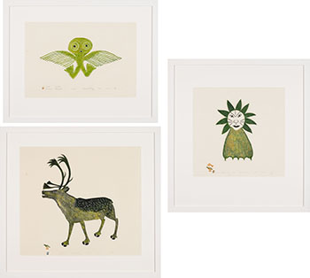 Three works by Various Inuit Artists