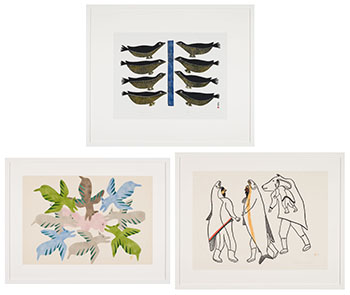 Three works by Various Inuit Artists