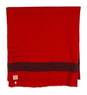 HBC Point Blanket, 3 point, Scarlet (#2152) by Hudson's Bay Company 