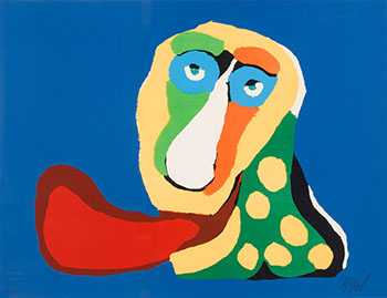 Abstract Head 2 par Karel Appel