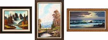 Three Paintings (0479, 0342, 0443) by  Various Artists