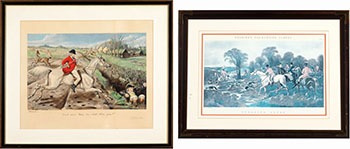 Two Hunting Scenes (00707) by  Various Artists