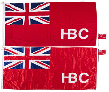 HBC Red Duraknit III Ensign Flags and Accessories (15 items) by Hudson's Bay Company 