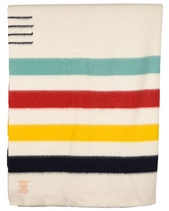 HBC Point Blanket, 4 point, multistripe (02727) by Hudson's Bay Company 
