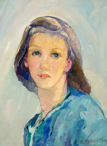 Head of a Young Girl par Henrietta Mabel May